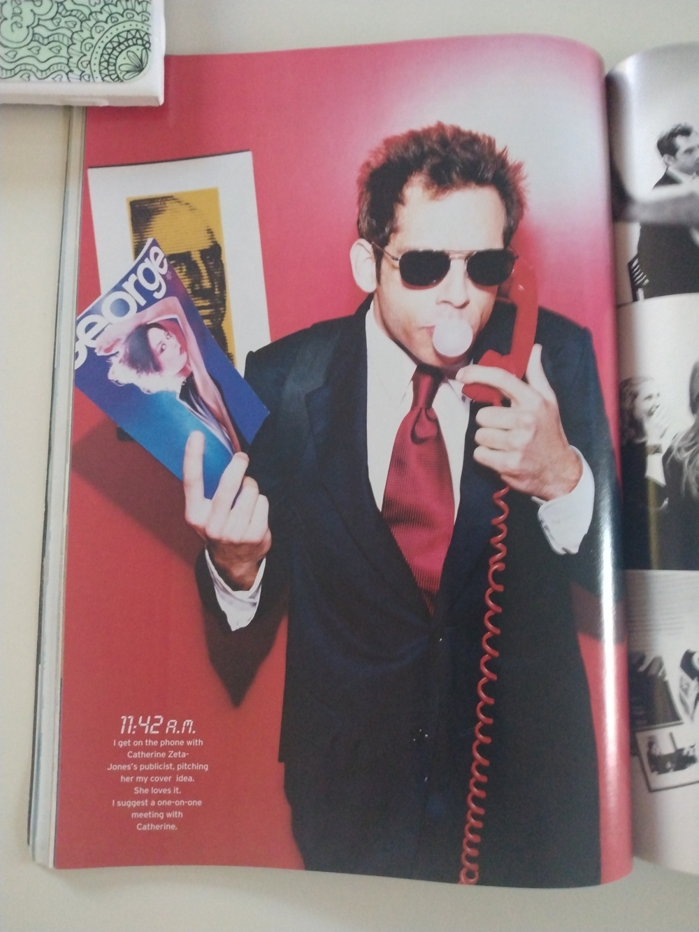 George Political Humor Issue Magazine - Blue, Red, Black Cover - Picture 7 of 11